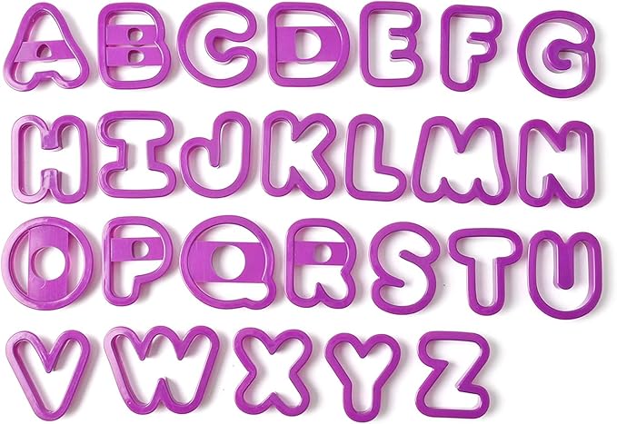 Alphabet Clay/Dough Stamps