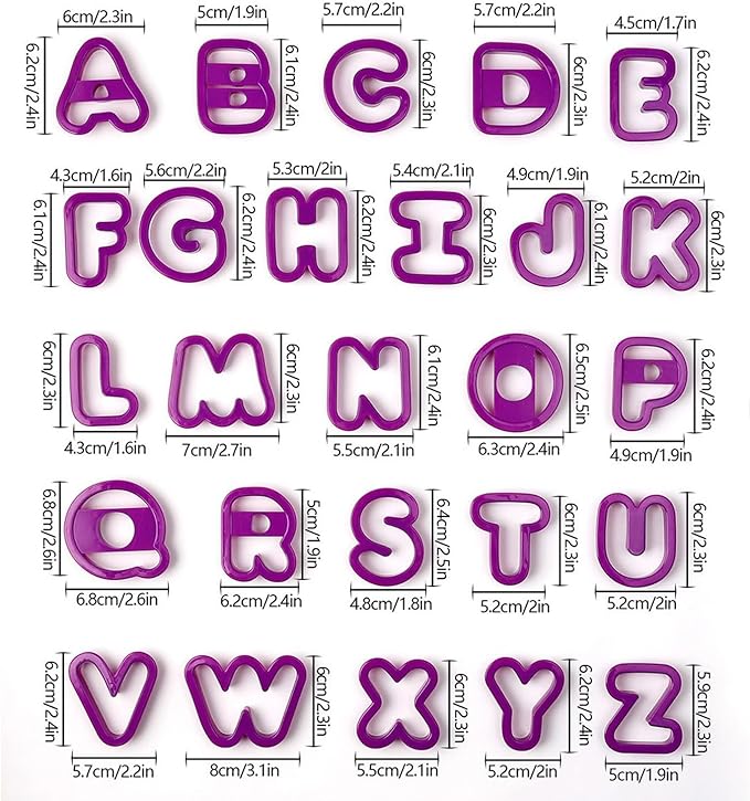 DIY Air Dry Clay Letters Kit