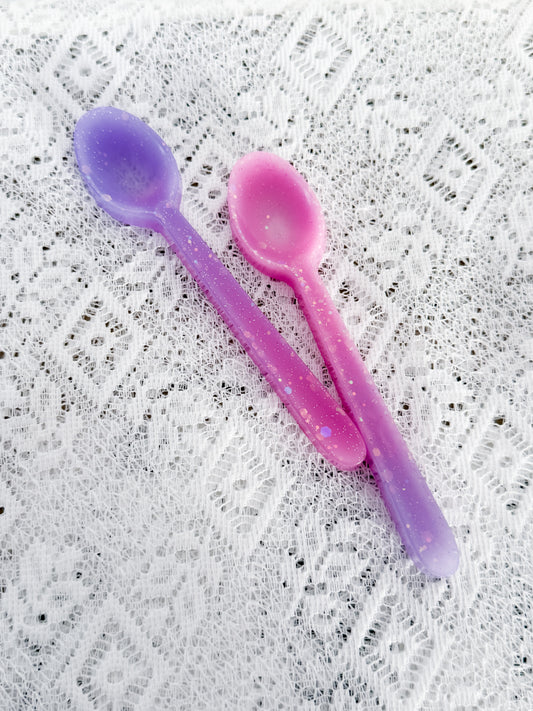 Pinky Purple Long Handled Spoon