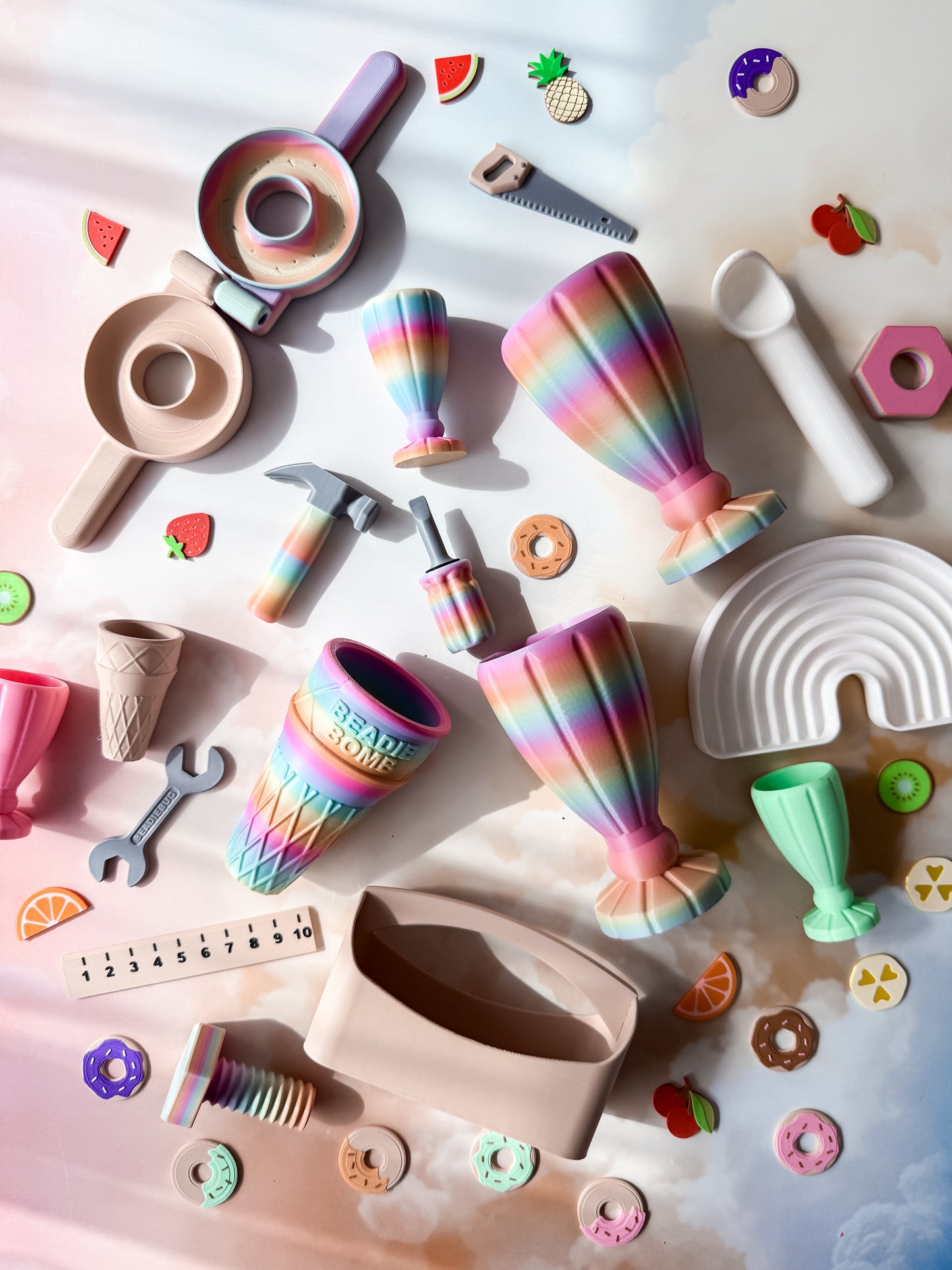Icecream Sundae Cup - Rainbow