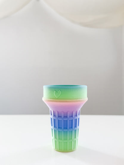 Unicorn Rainbow Icecream Cone