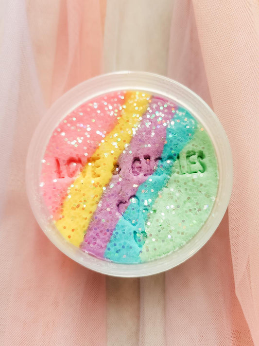 Rainbow #1 Luxe Playdough Tub