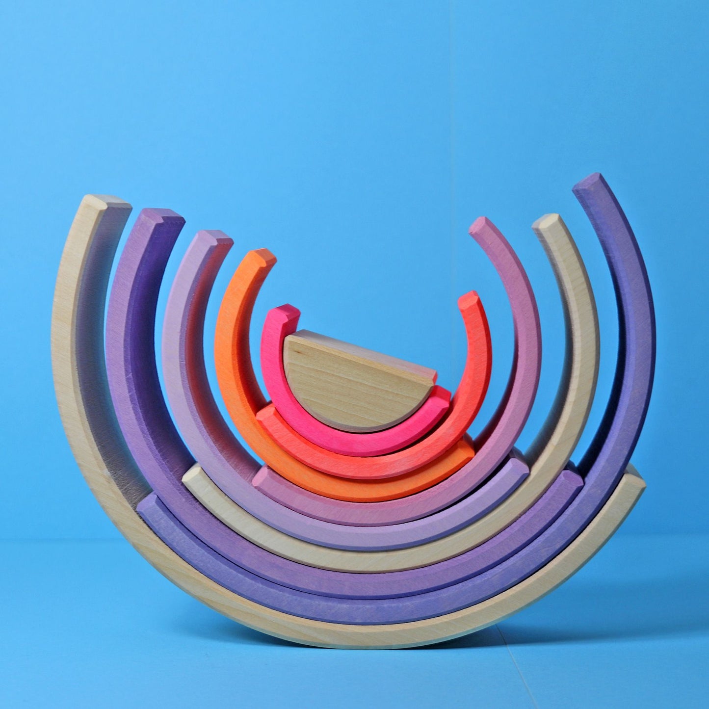 Grimm’s Rainbow Neon Pink 10 Piece