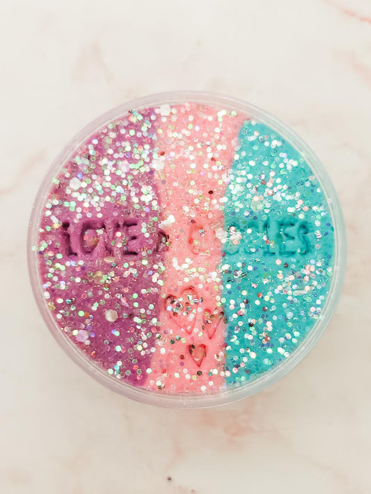 Cotton Candy Luxe Playdough Tub