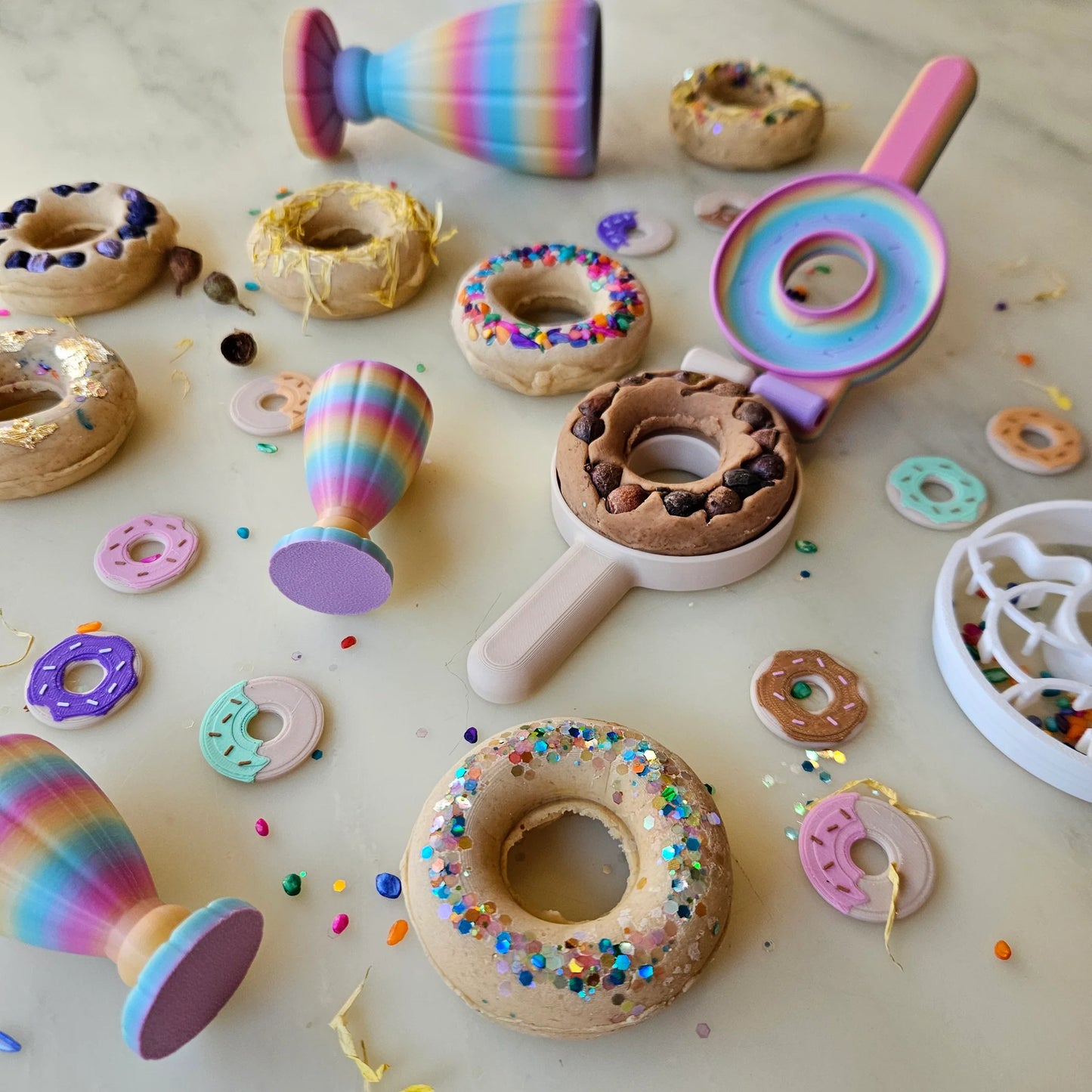 Eco Donut Press: Rainbow