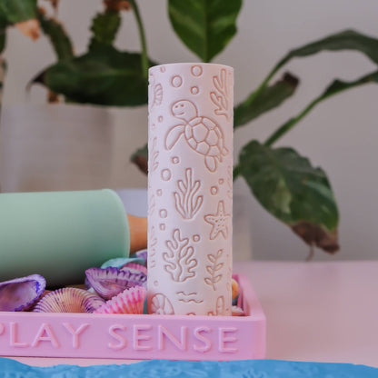 Eco Textured Roller | Ocean Life: Beige