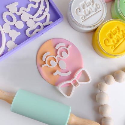 Eco Funny Faces: Beige