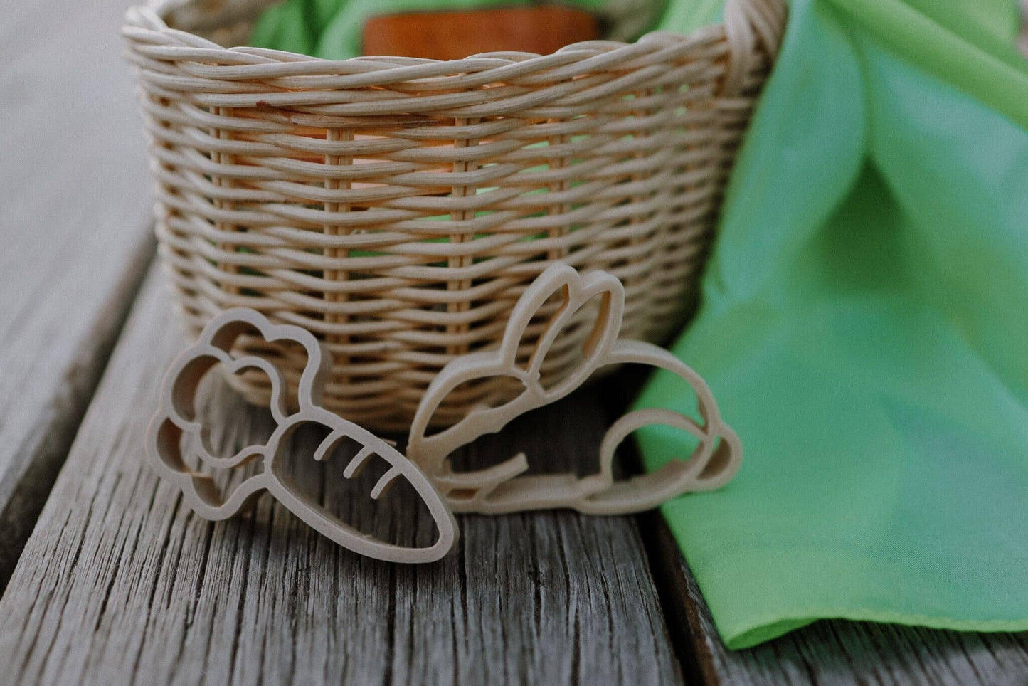 Mini Bunny + Carrot Eco Cutter™ | Playdough Cutters