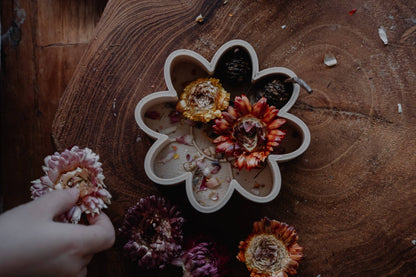Flower Mould - Eco Sensory Tool - Orange