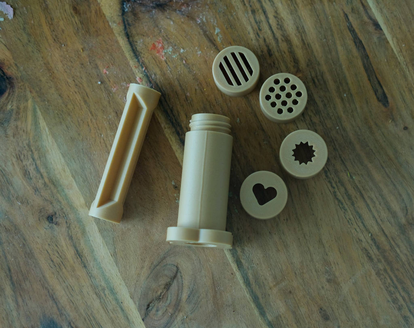 Eco Playdough Extruder – Sensory Tool for Fine Motor Play - Yellow