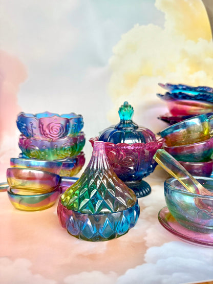 Rainbow Drop Play Bowl & Lid