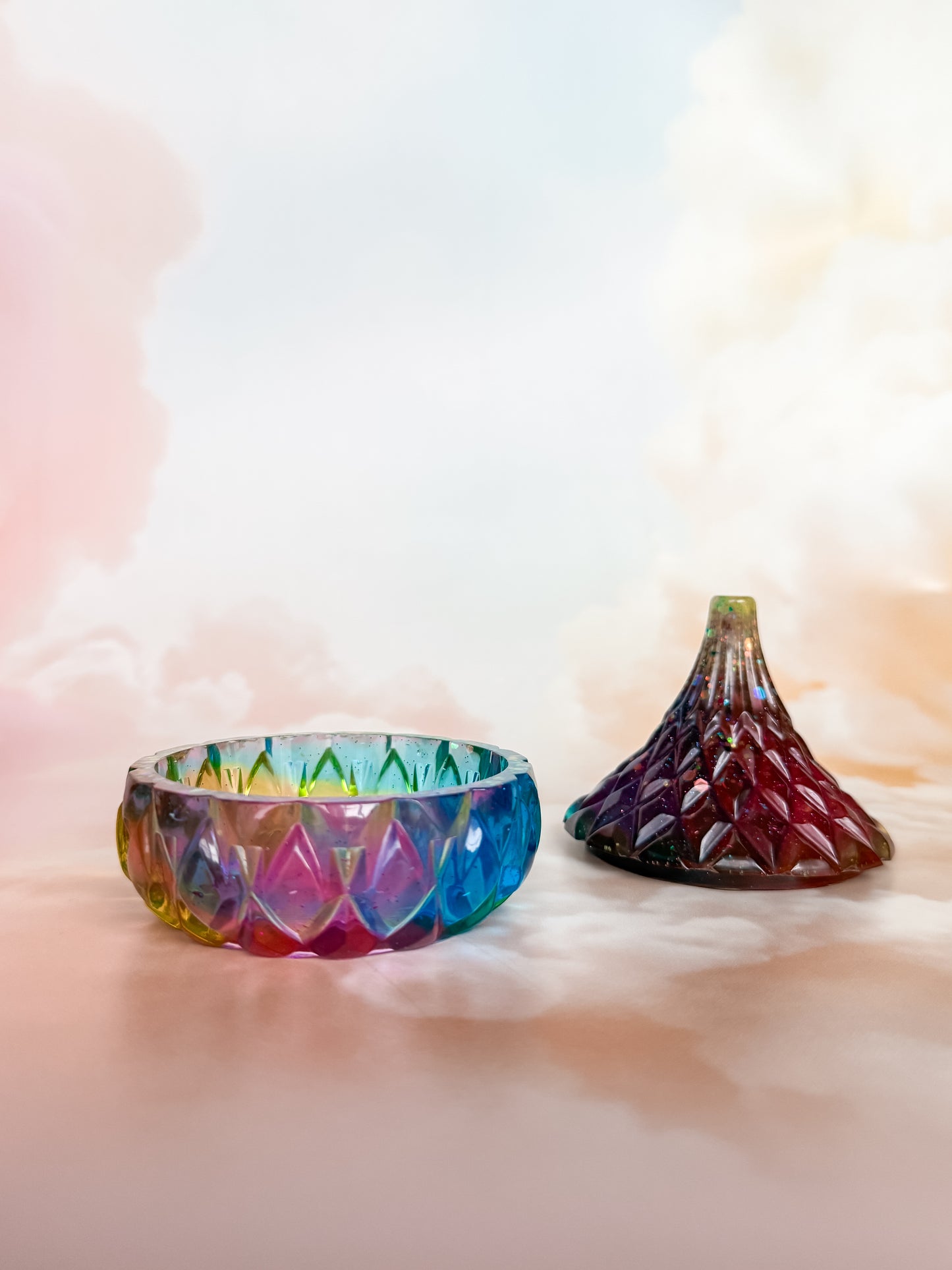 Rainbow Drop Play Bowl & Lid