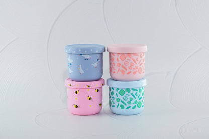 Pasta Party in Pink Silicone SNACK POT