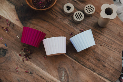 Cupcake Mould Set Berry Sweet - 3 Eco Sensory Tool