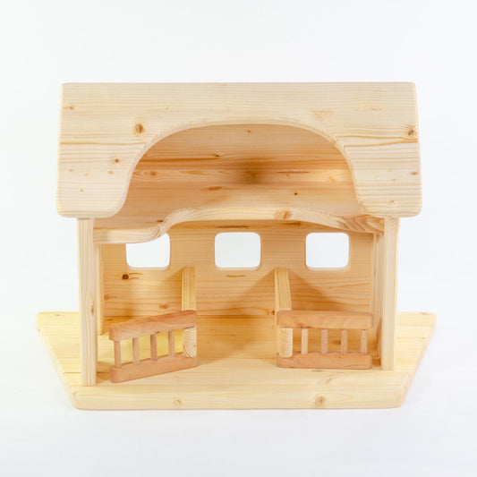 74005042 Drei Blatter Wooden Cattle Shed