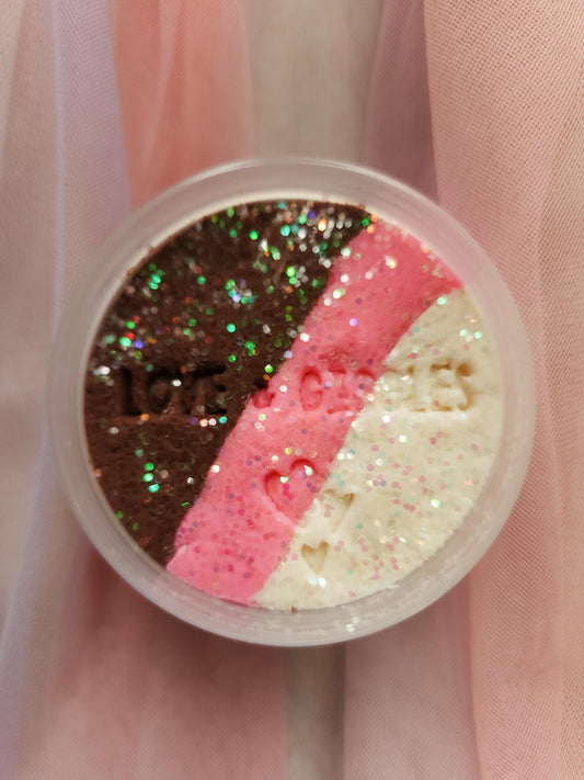 Neapolitan Luxe Playdough Tub