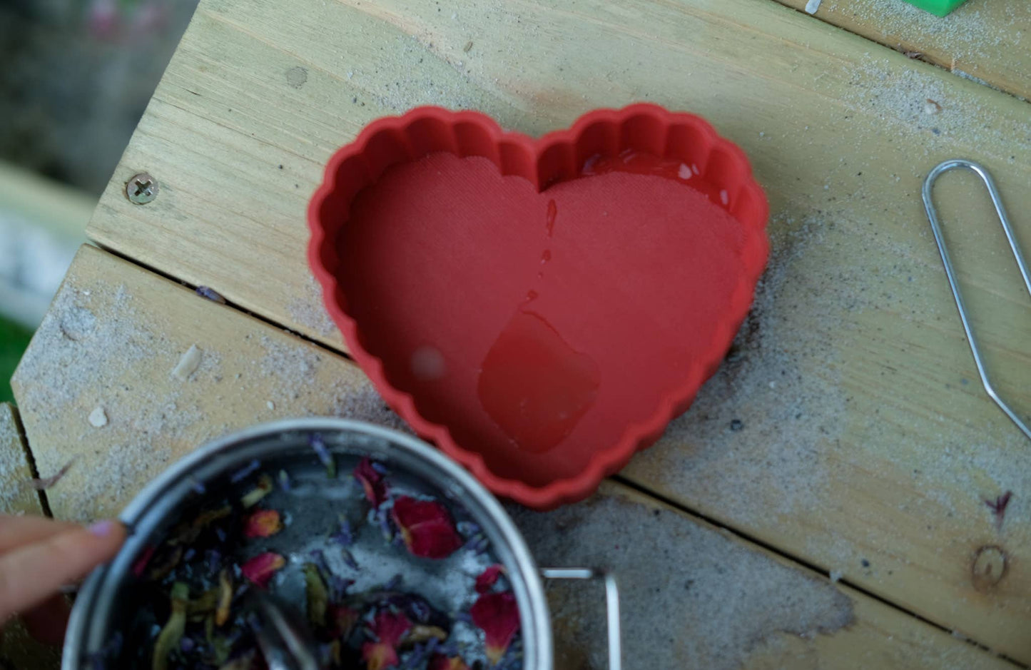 Heart Mould - Eco Sensory Tool: Red