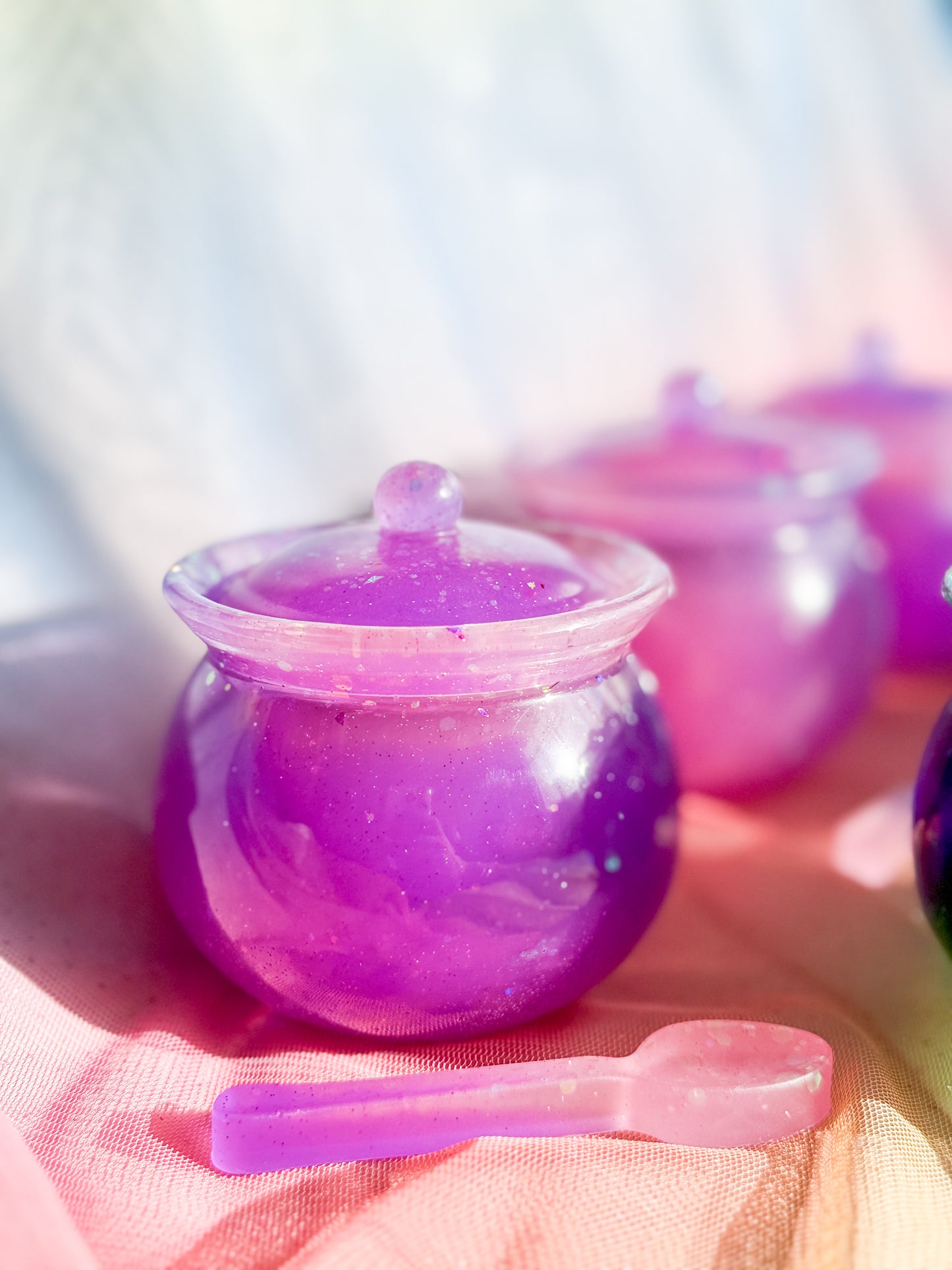 Resin Play Pot  (Pinky Purple)