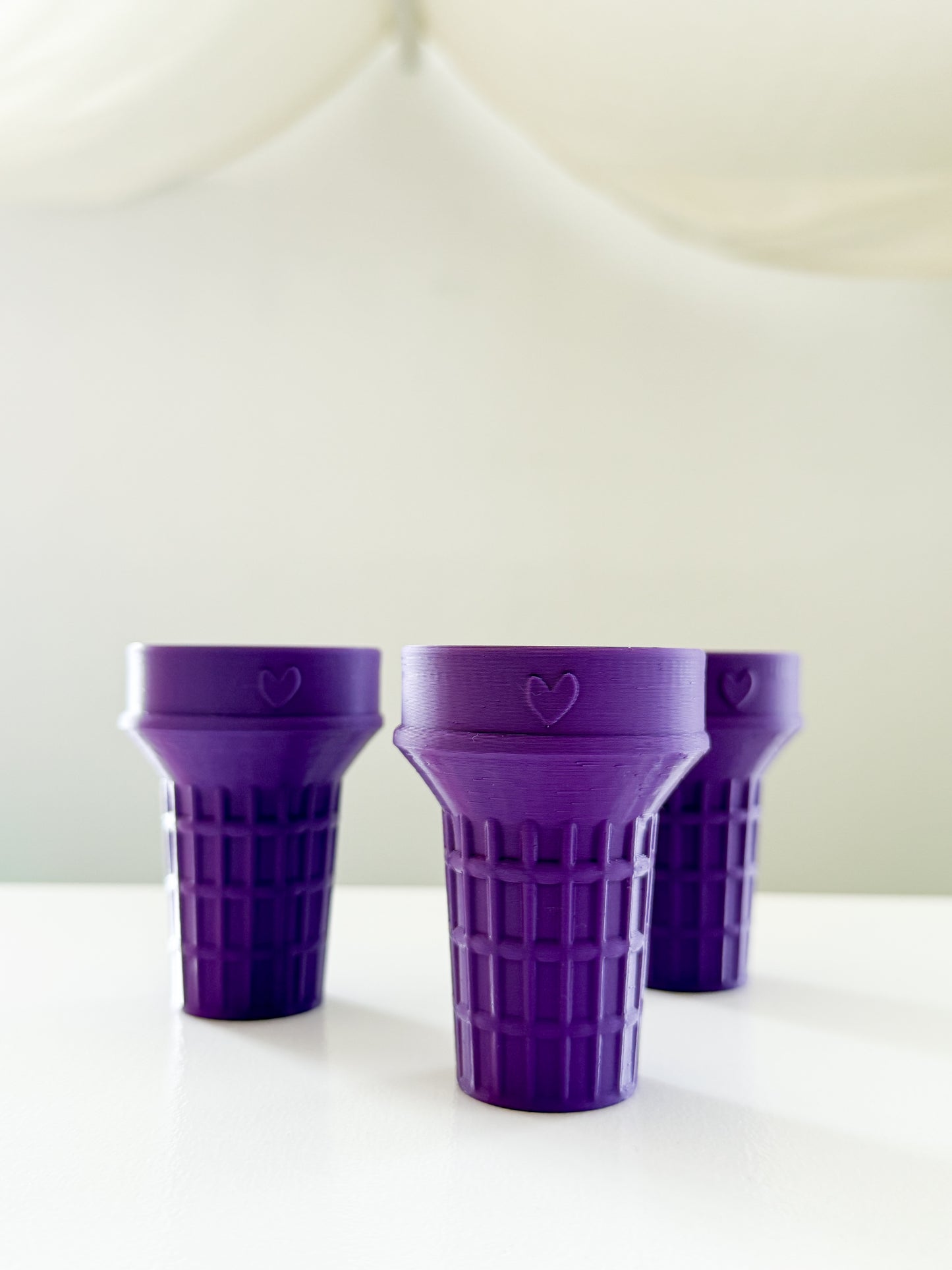 Ice Cream Cone - Purple
