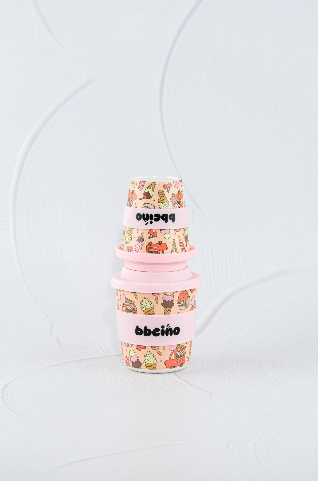 Scoops in Pink Kids Keep Cup with straw - 240ml