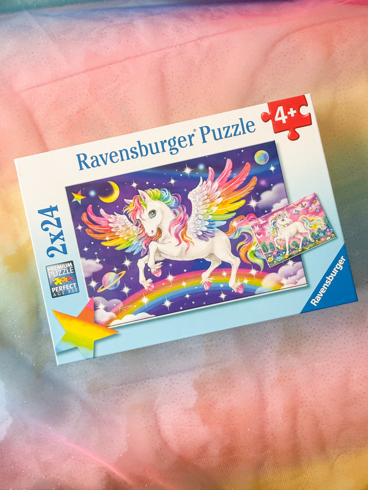 Ravensburger - Unicorn and Pegasus Puzzle | 2 x 24 piece puzzles