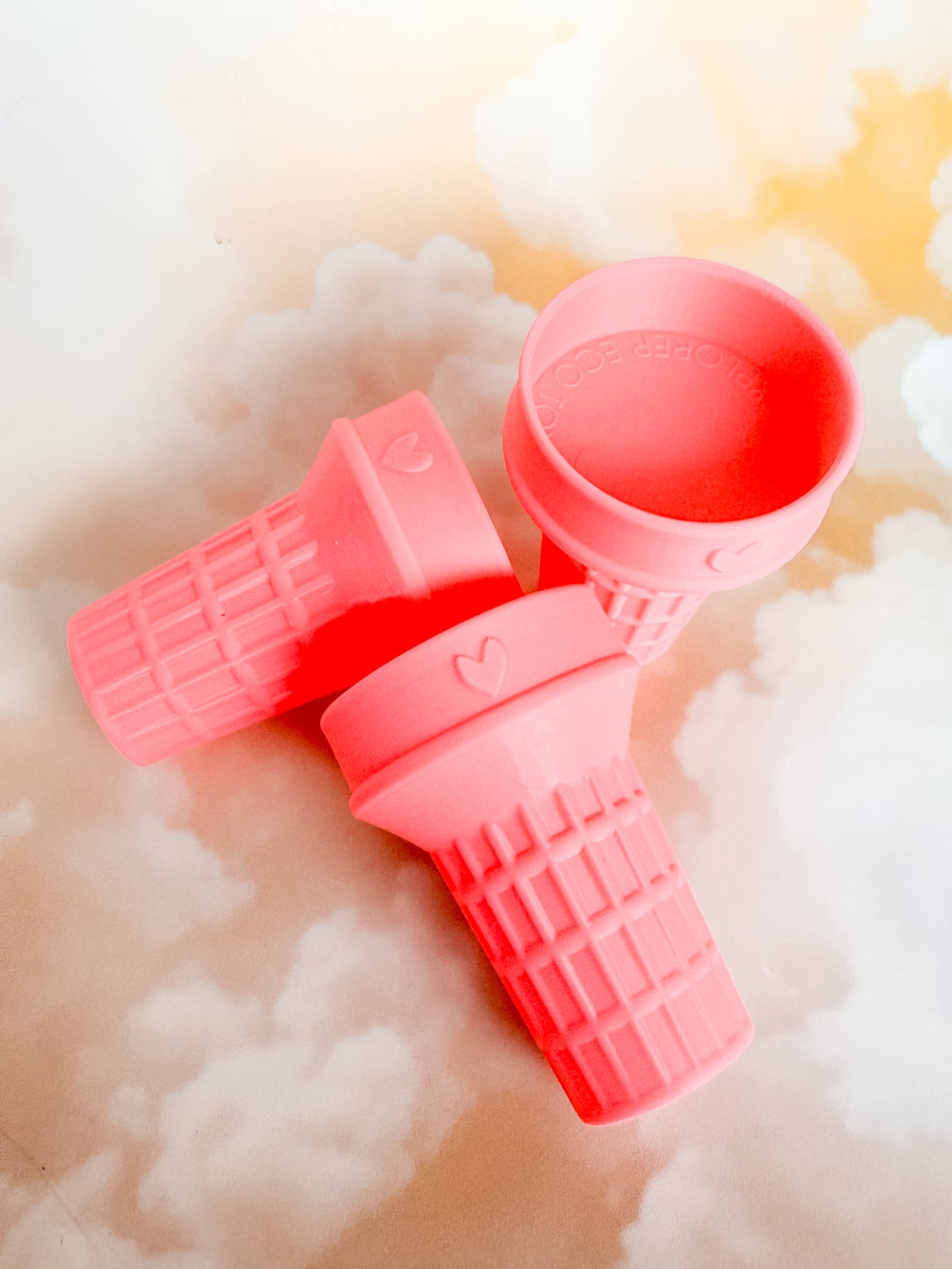 Ice Cream Cone (Neon / Bright Pink)