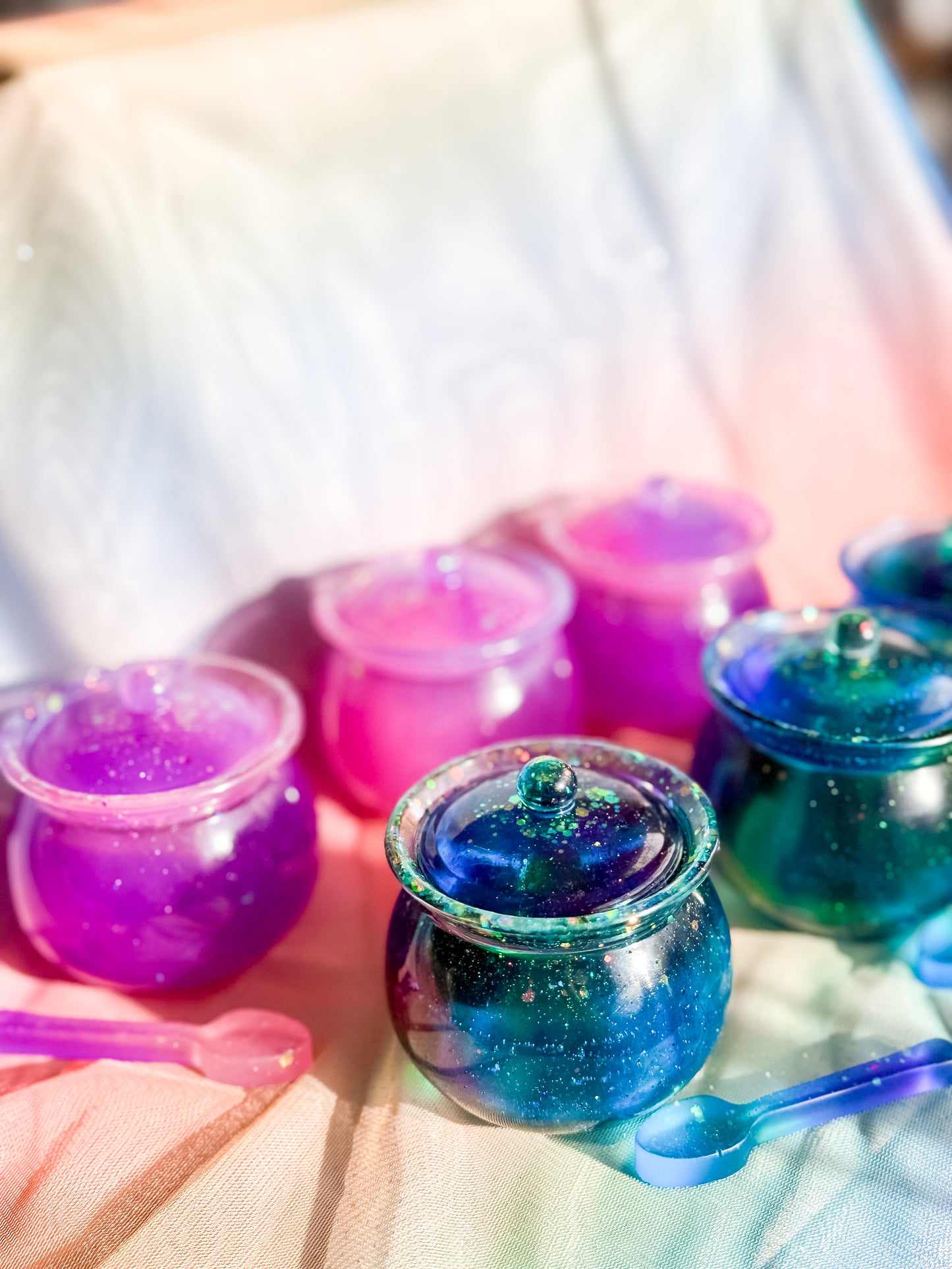 Resin Play Pot  (Pinky Purple)
