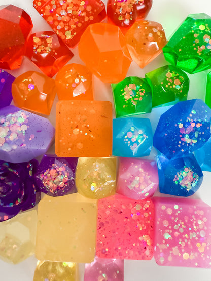 Glitter Rocks | Sensory Play Gems