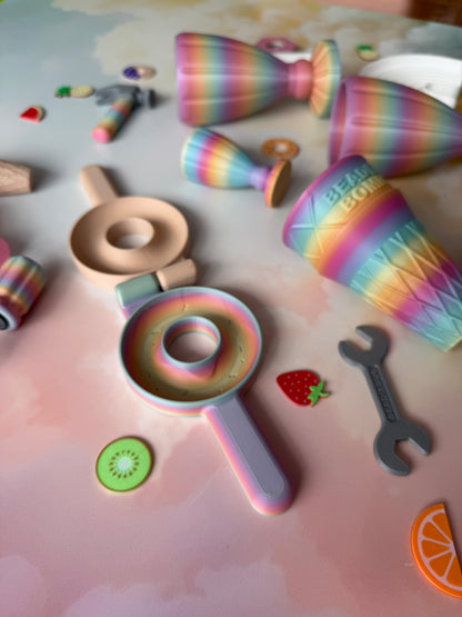 Eco Donut Press: Rainbow