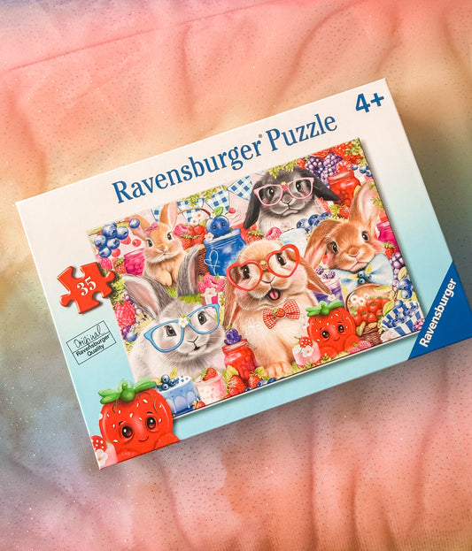 Ravensburger - Bunnies and Berries Puzzle |  35 Piece Puzzle