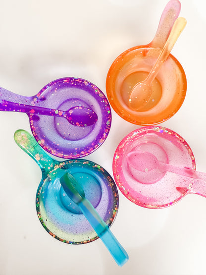 Play Scoop Set, Sensory Play Scoop Set (Sunset)