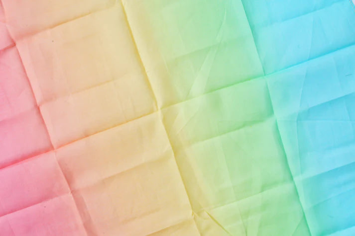 Laura’s Play Cotton Pastel Rainbow 90 x 90 cm