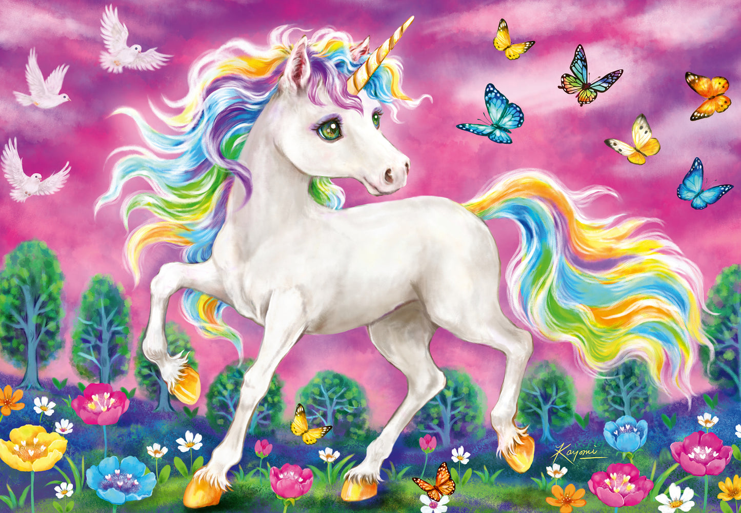 Ravensburger - Unicorn and Pegasus Puzzle | 2 x 24 piece puzzles