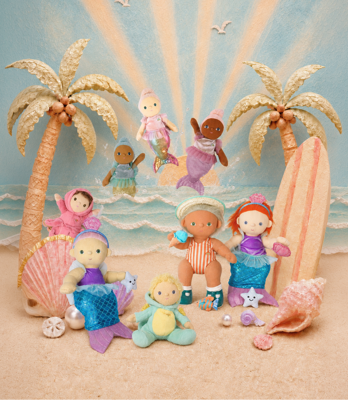 BOARDWALK BEACH SET | SEASHELL SHORES OUTFIT SET