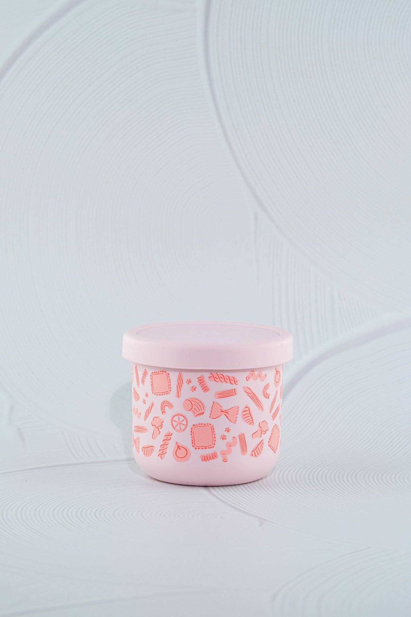 Pasta Party in Pink Silicone SNACK POT