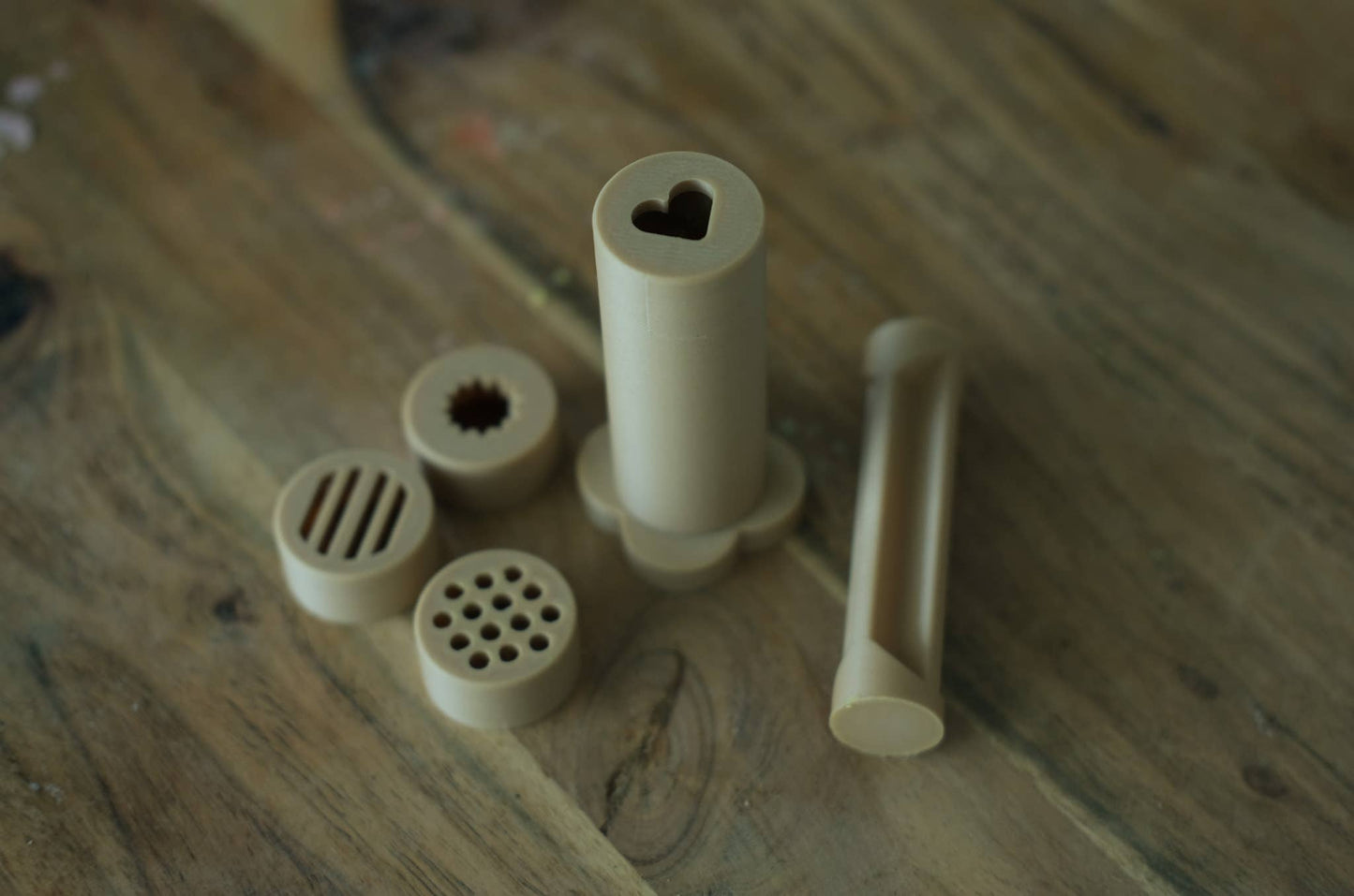 Eco Playdough Extruder – Sensory Tool for Fine Motor Play - Yellow