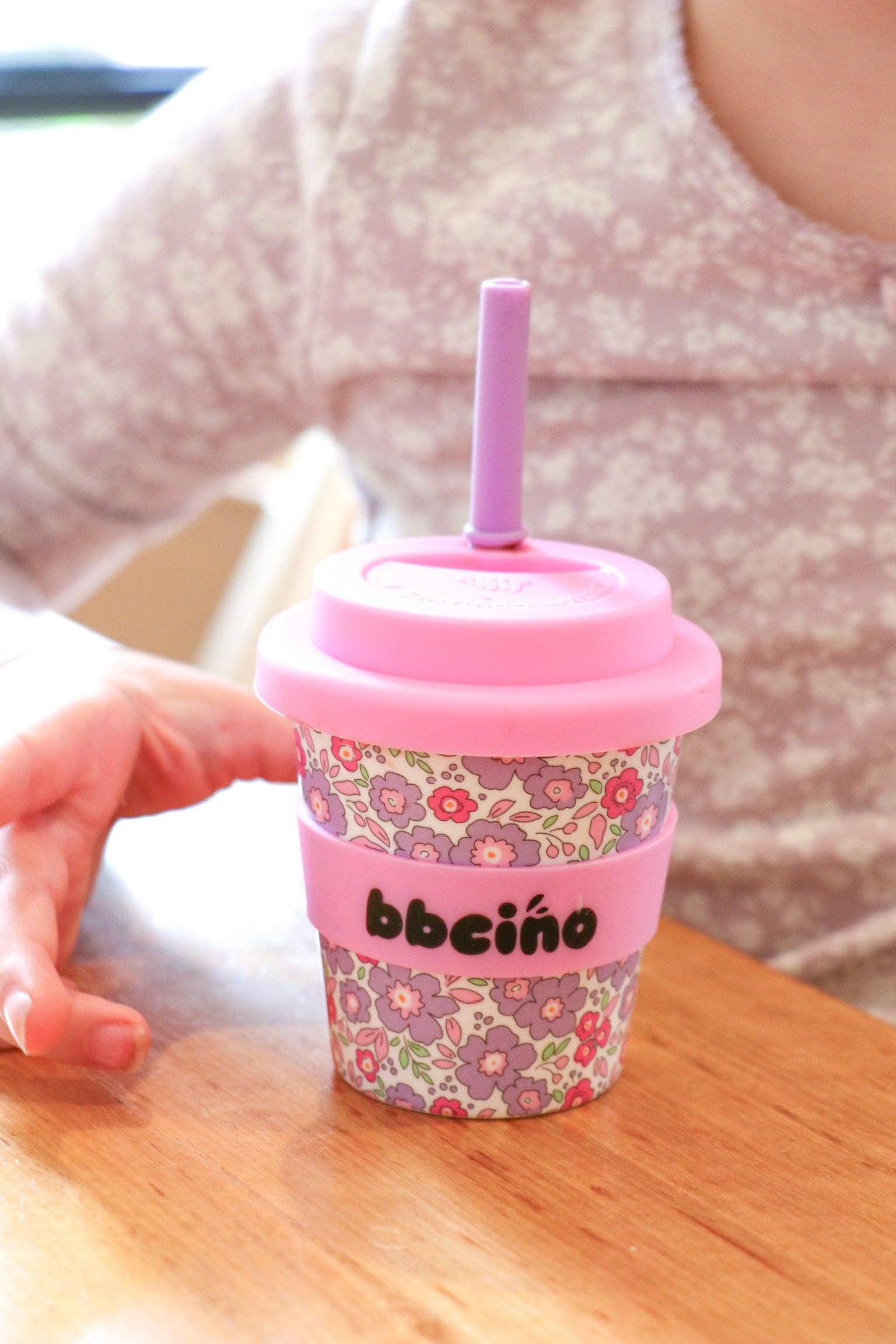 Bloom Babycino Cup with straw - 120ml