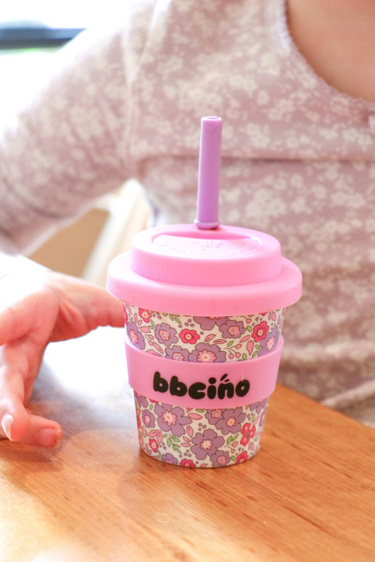 Bloom Babycino Cup with straw - 120ml