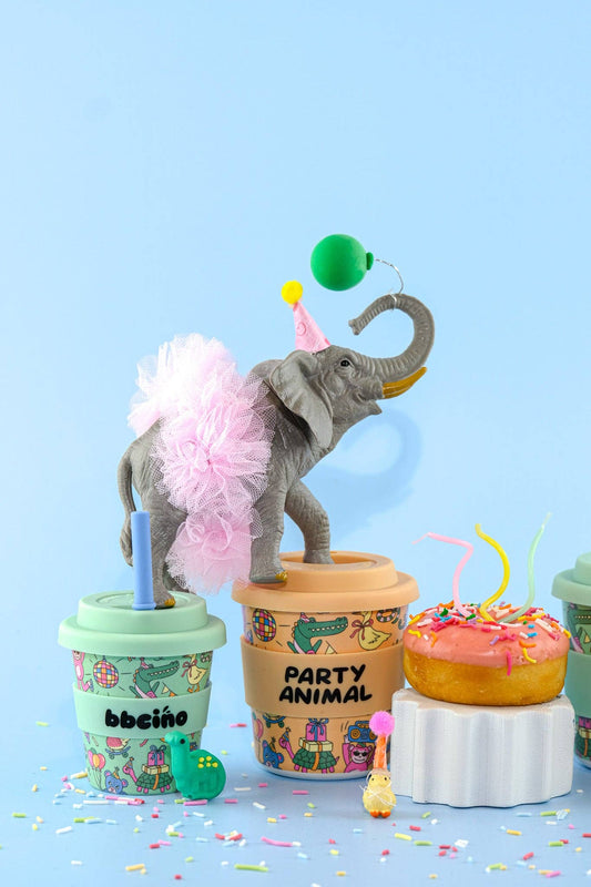 Party Animal Kids Keep Cup with straw - 240ml