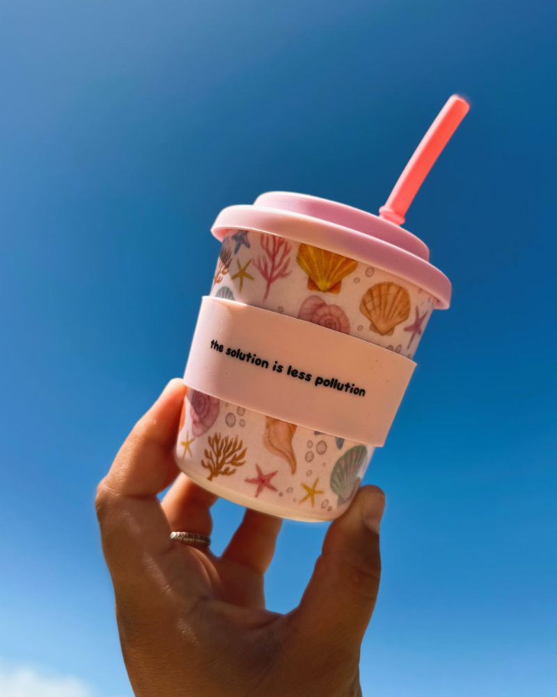 Shell, Yeah Kids Keep Cup with straw - 240ml