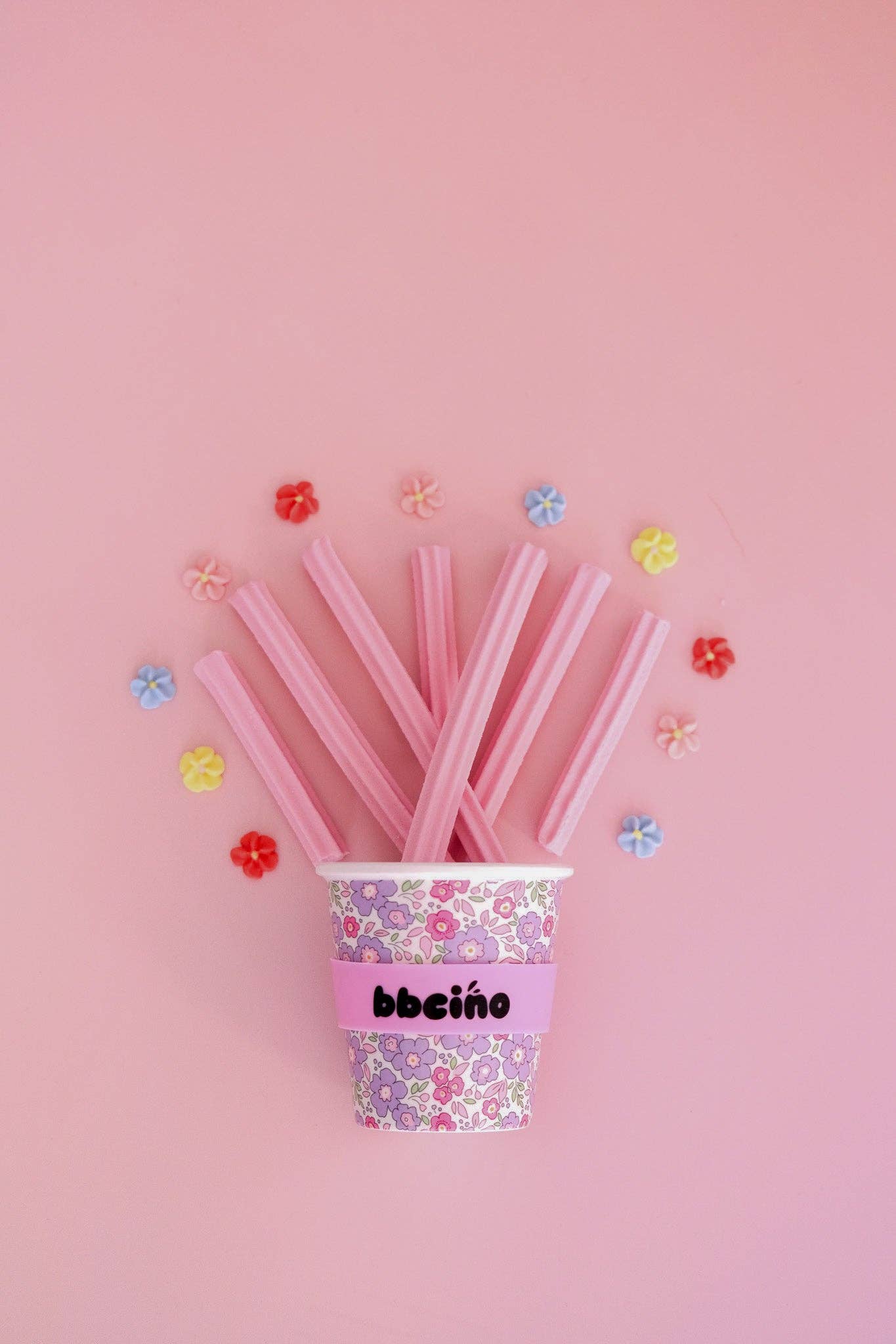 Bloom Babycino Cup with straw - 120ml
