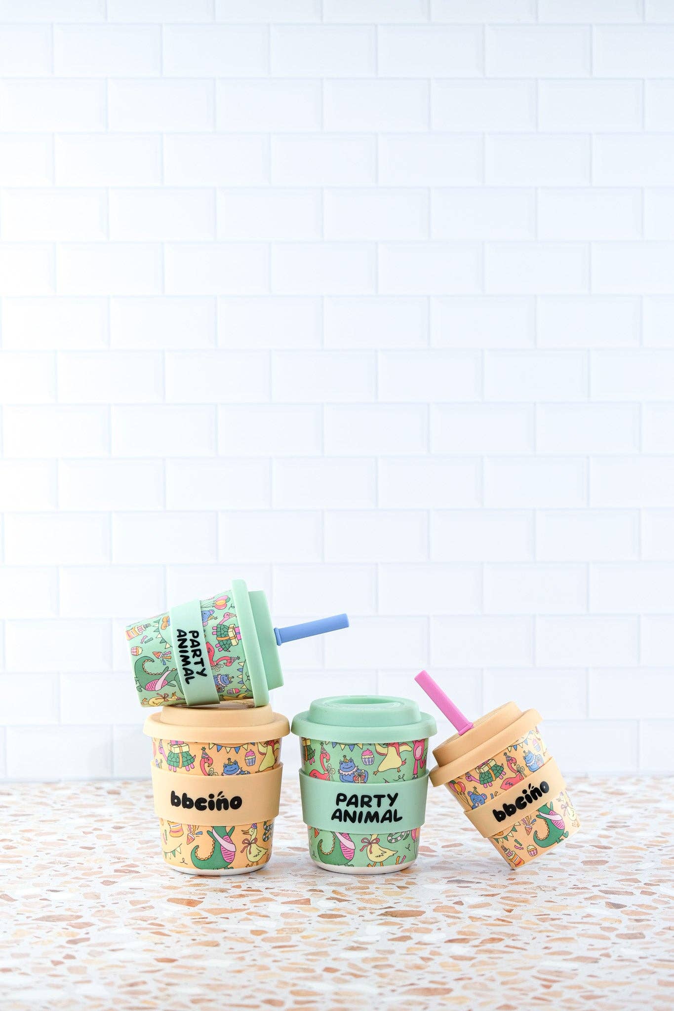 Party Animal Kids Keep Cup with straw - 240ml