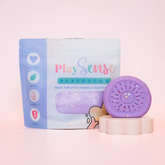 Play Sense Dough | Glitter Purple | Bubblegum Scented