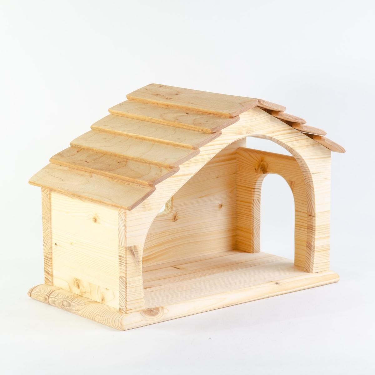 DB-5016 Drei Blatter Wooden Nativity Stable Small