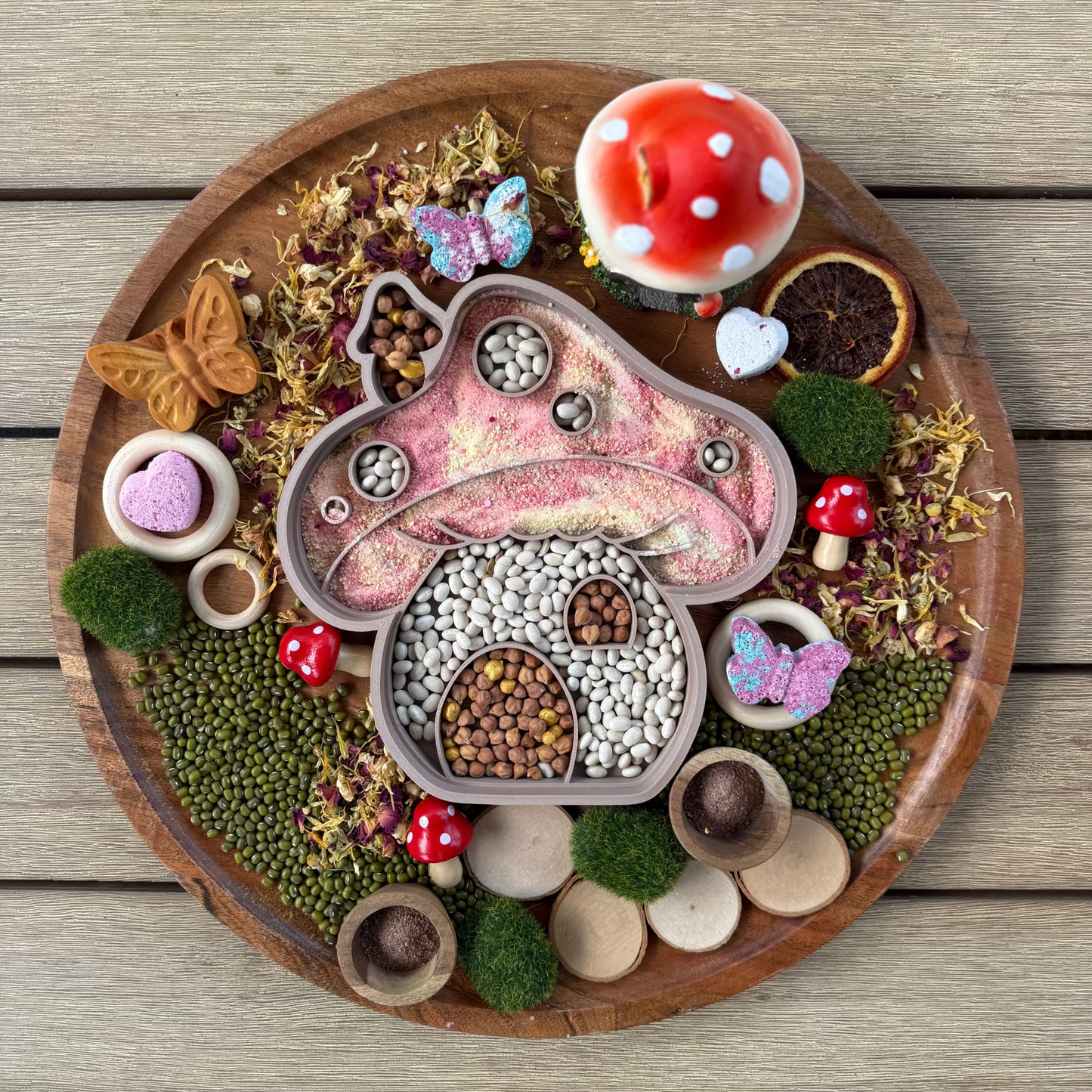 Toadstool House Tray