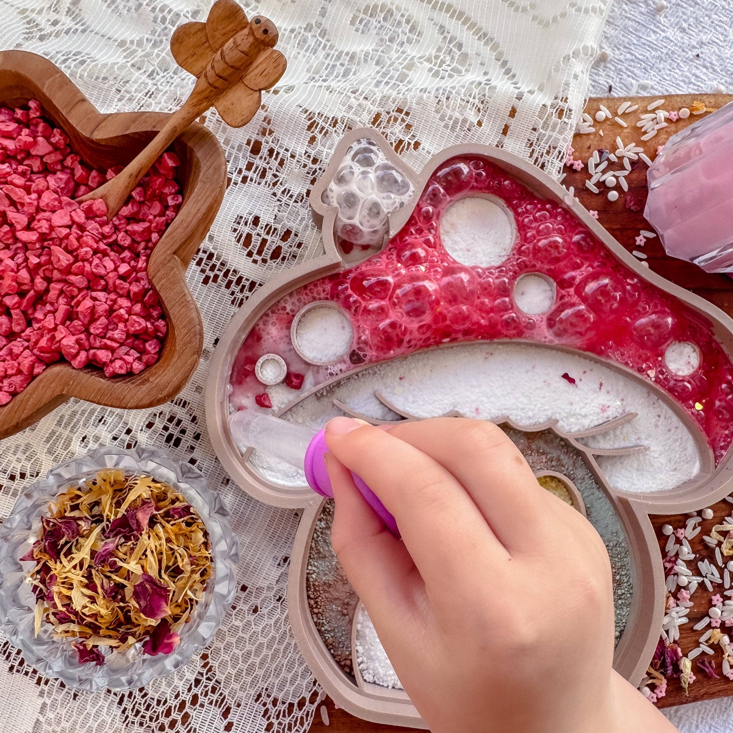 Toadstool House Tray