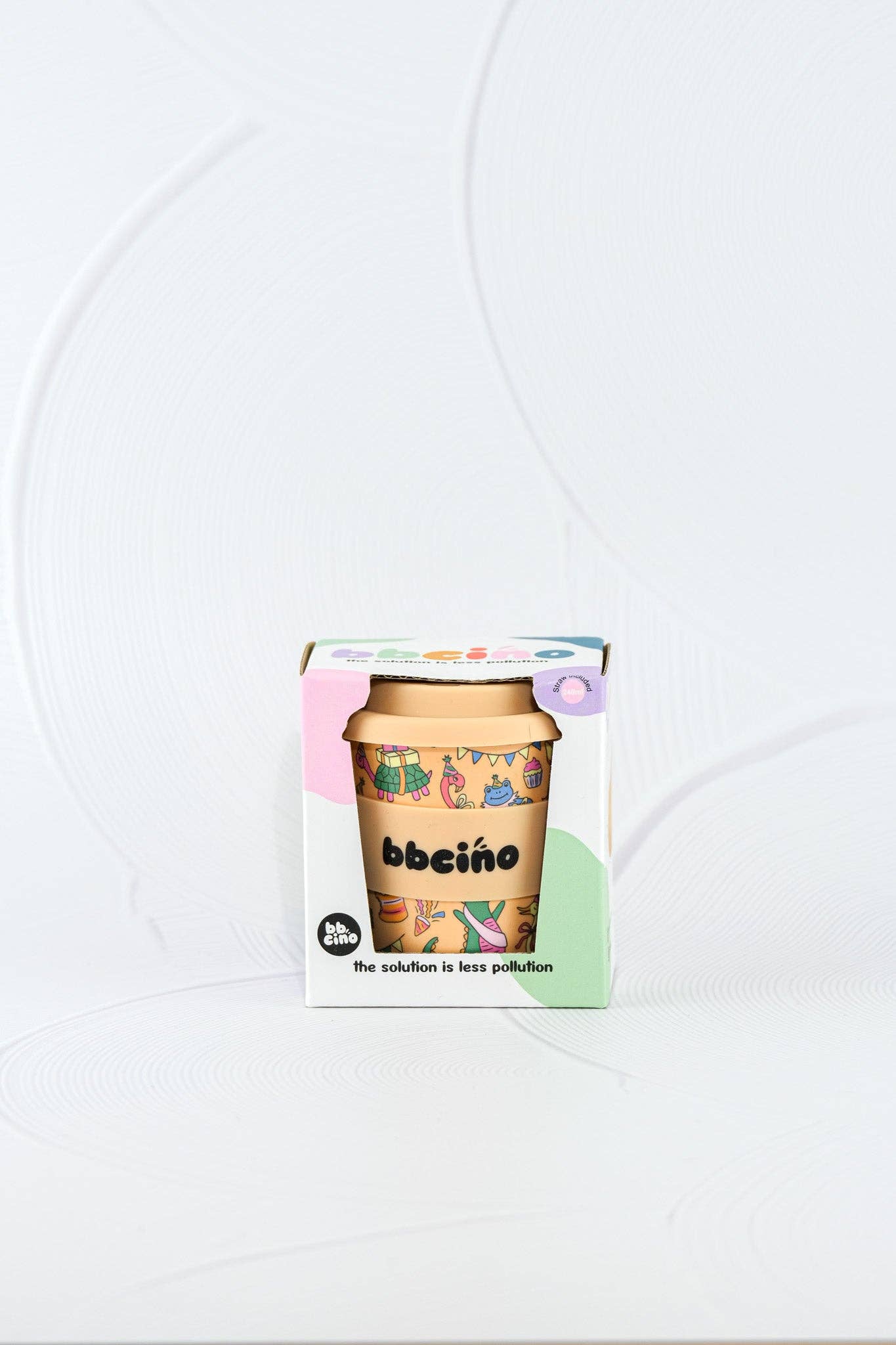 Party Animal Kids Keep Cup with straw - 240ml