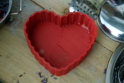 Heart Mould - Eco Sensory Tool: Red