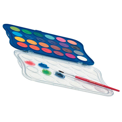 GIOTTO Watercolour Paint Set |  24 Colours + Brush