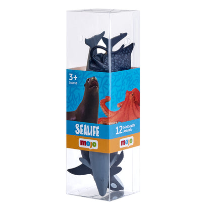 Mojo - Sealife Assorted Animals 12 Pieces | Mini Figurines